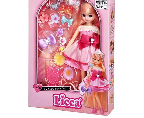 LICCA Doll Longhair Style EX LD-06 Pink