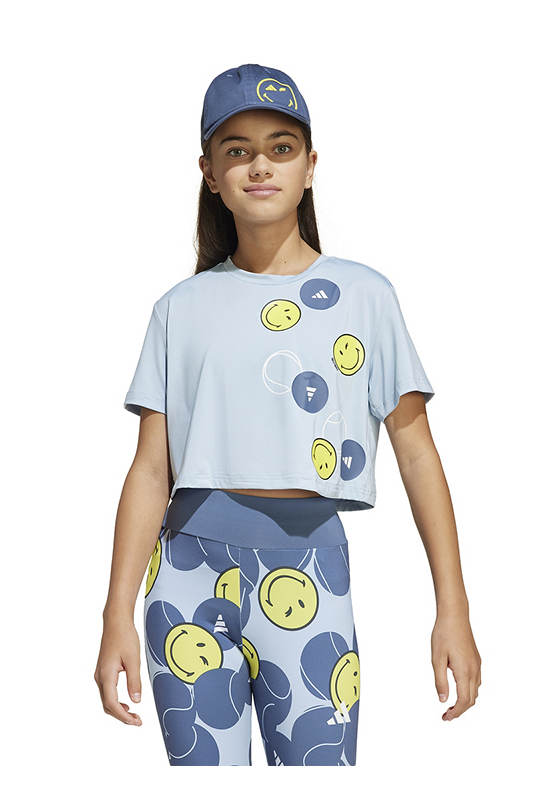 ADIDAS KIDS Unisex Kids T-Shirt Adidas X Smileyworld Training Light Blue