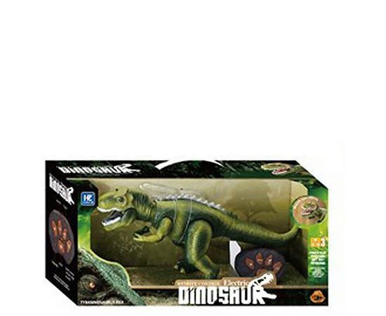 WISHER TOY Dinosaur Remote Control Toy - T-Rex Light Brown