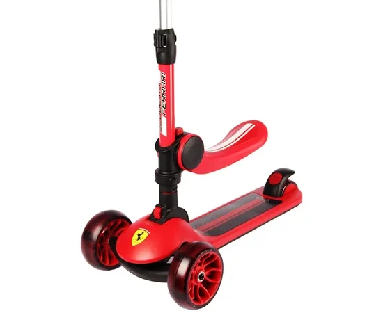 GB Ferrari Foldable Twist Scooter 2 in 1  Red