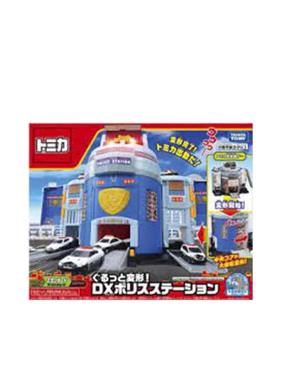 TOMICA_DIECAST Transform! DX Police Station TMTO02177401 Light Blue