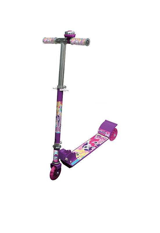TOYS MART Scooter 3-Wheel, 2 Rear Wheels, My Little Pony Multi-Color