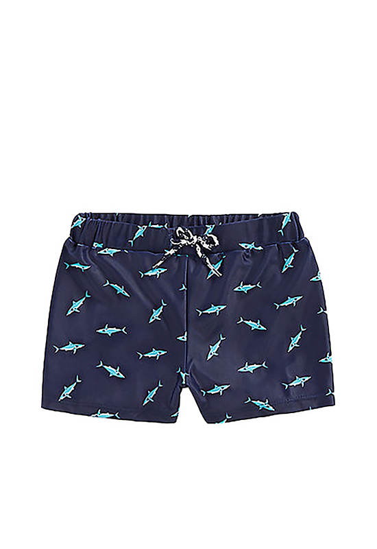 MOTHERCARE Boy Swim Trunk Shark Print Multi-Color