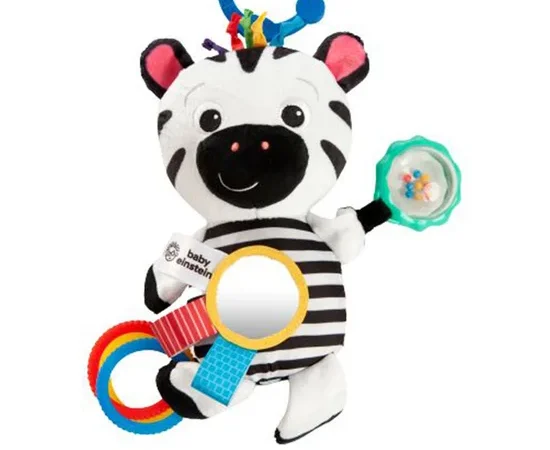 BABY EINSTEIN Toy Sensory Play Plush Peg Zen Multi-Color