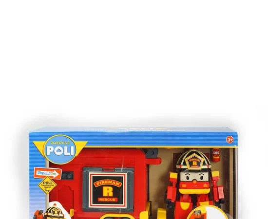 ROBOCAR POLI Transforming Carry Case Set - Roy Toy