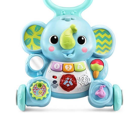VTECH Musical Elephant Walker Light Blue