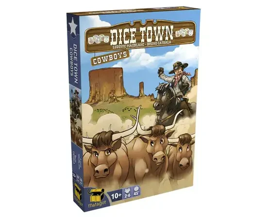 DICE CUP BOARD GAME Dice Town (Revised Edition): Cowboys Expansion