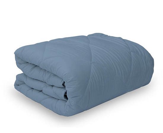 SIAMLATEX Blanket Size 6 Feet Solid Color Glada Model Deep Ocean
