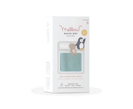 MELLOW 100% Quickdry S 50x70cm. Urinal pad Seagreen