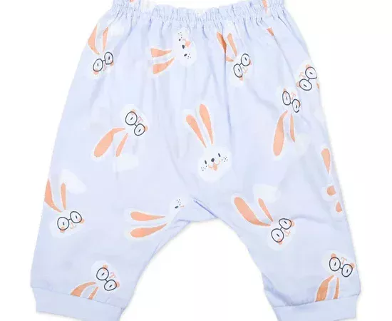 AUKA Blue,Children's Long Pants,Boy,Big Rabbit
