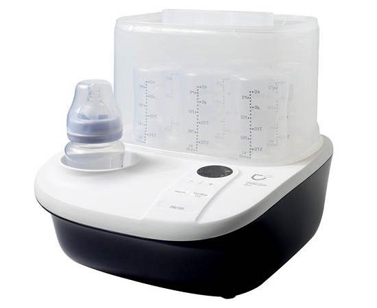FIN BABIESPLUS BBS-6680 milk bottle sterilizer with milk warmer  White