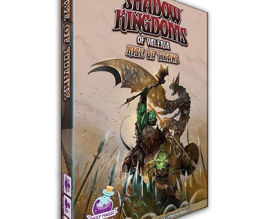 DICE CUP BOARD GAME Shadow Kingdoms of Valeria Rise of Titans Board game