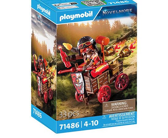PLAYMOBIL Novelmore VIII KAHBOOM'S RACING CART