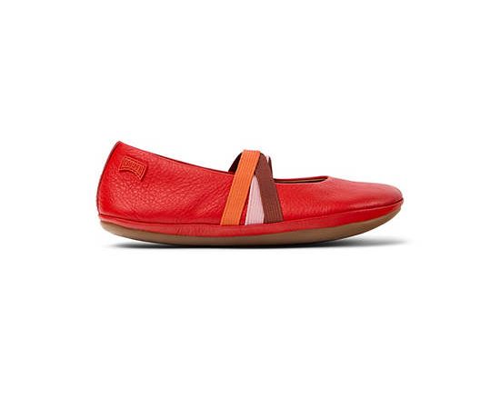 CAMPER Girls Ballerina Shoes TWS Kids Red