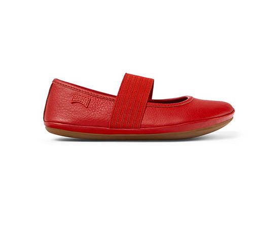 CAMPER Kids Ballerina Shoes Right Kids Red