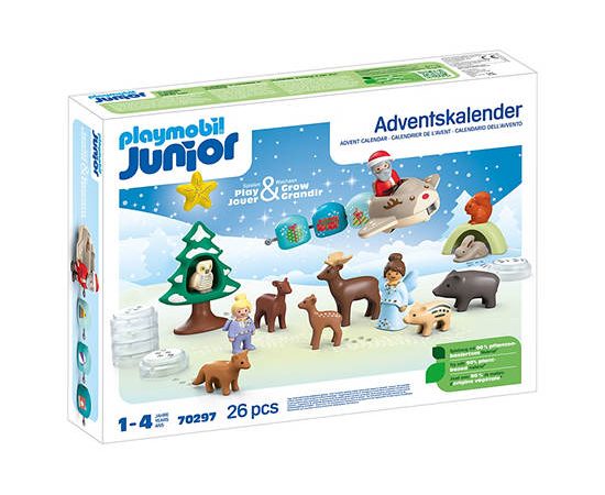 PLAYMOBIL JUNIOR: ADVENT CALENDAR SNOWY CHRISTMAS