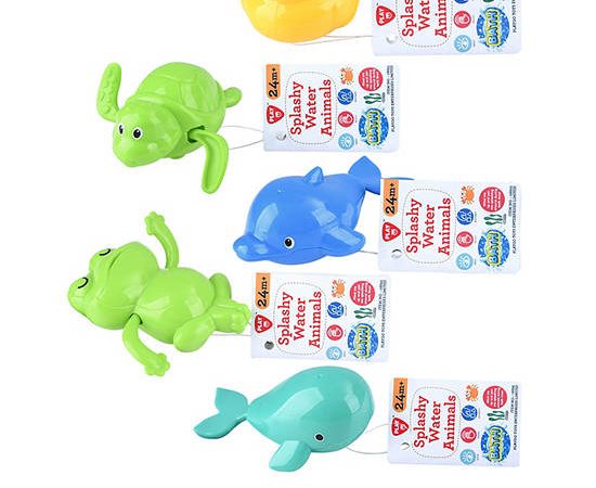 PLAYGO SPLASHY WATER ANIMALS - (DOLPHIN, WHALE, DUCKIE, FROGGY, TURTLE)