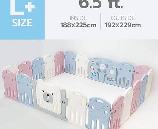 BEBEPLAY Bebeplay Children's playpen  (Robin Bird)  L+ size 6.5 Ft.