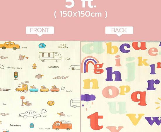 BEBEPLAY Bebeplaymat XPE Rolling Mat XPE M 5 Ft