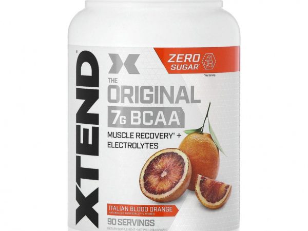 Xtend, The Original, 7 г аминокислот с разветвленными цепями, со вкусом итальянского красного апельсина, 1,31 кг (2,88 фунта)
