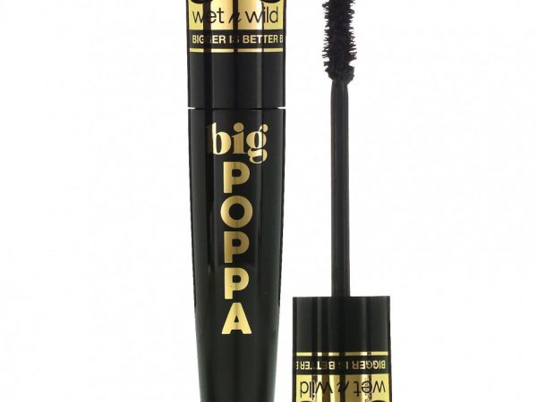 Wet n Wild, Тушь для ресниц Big Poppa, черная, 10 мл (0,33 жидк. Унции)