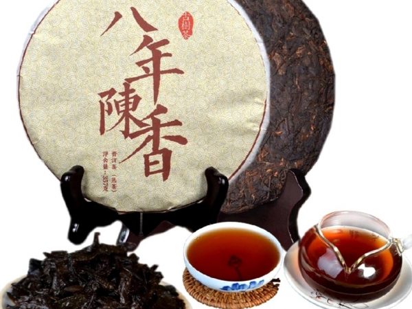 Чай Пуэр Шу черный Ripe Puer Shu Black Yunnan Menghai Seven Sons Organic Tea, 357 гр. Китай