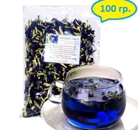 Чай синий тайский Анчан “Butterfly Pea Tea”, 100 гр., Таиланд