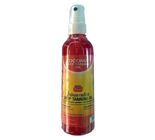 Масло для загара Banna Coconut Deep Tanning Oil 120 мл. Таиланд