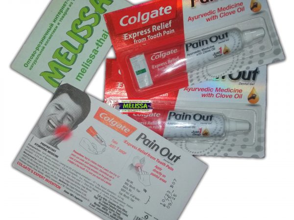 Обезболивающий гель для зубов Colgate Pain Out Dental Gel, 10 г Индия