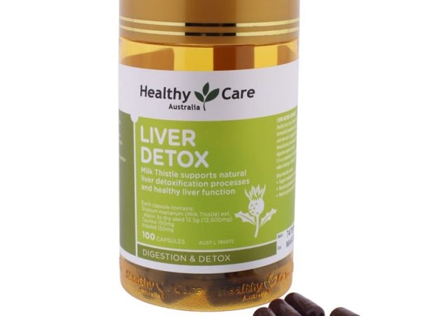 Комплекс Liver Detox для очищения печени Healthy Care 100 капсул