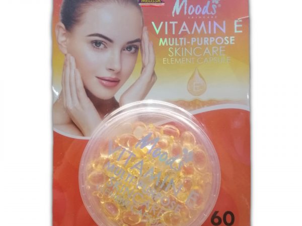 Витамин E для волос, лица и тела Moods Vitamin E Multi-Purpose Skincare Element Capsule